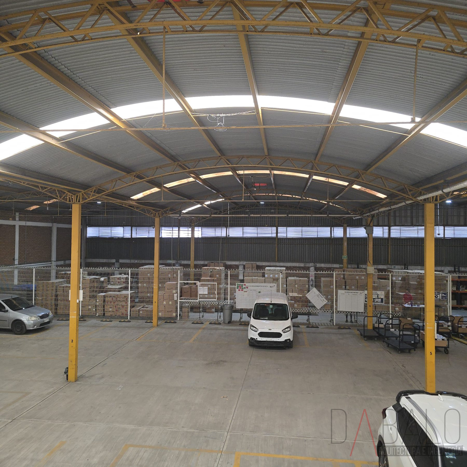 Cubierta de nave de almacenamiento